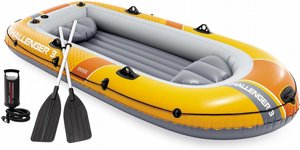 סירה אינטקס מתנפחת INTEX 66313 Challenger 3 *כולל משאבה ומשוטים* סירה אינטקס מתנפחת INTEX 66313 Challenger 3 *כולל משאבה ומשוטים*
