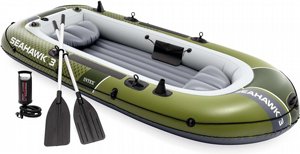 סירת גומי מתנפחת אינטקס INTEX 66333 SeaHawk 3 *כולל משאבה ומשוטים* סירת גומי מתנפחת אינטקס INTEX 66333 SeaHawk 3 *כולל משאבה ומשוטים*