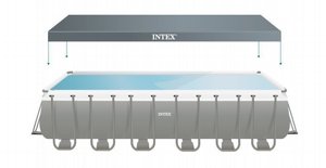 כיסוי לבריכה מלבנית אינטקס 975X488X132 ס"מ דגם INTEX 10757 כיסוי לבריכה מלבנית אינטקס 975X488X132 ס"מ דגם INTEX 10757