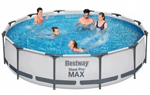 בריכה עגולה בסטוואי 366X76 ס"מ Bestway MAX 56416 *כולל משאבת פילטר ומסנן* בריכה עגולה בסטוואי 366X76 ס"מ Bestway MAX 56416 *כולל משאבת פילטר ומסנן*
