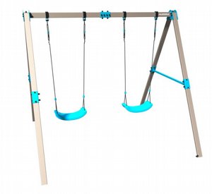 מתקן נדנדה לילדים VARIO SWING זוגי HUDORA גרמניה מתקן נדנדה לילדים VARIO SWING זוגי HUDORA גרמניה
