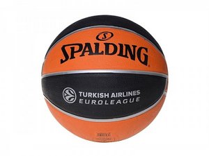 כדור כדורסל ספולדינג יורוליג גומי גודל 7 SPALDING TF150 כדור כדורסל ספולדינג יורוליג גומי גודל 7 SPALDING TF150