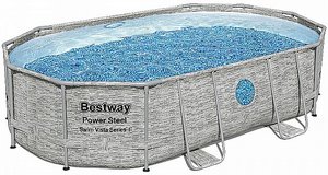 בריכה אובלית 488X305X107 כולל משאבה, סולם, כיסוי BESTWAY 56946 בריכה אובלית 488X305X107 כולל משאבה, סולם, כיסוי BESTWAY 56946