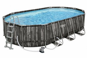 בריכה אובלית אולטרה 610X366X122 כולל משאבה, סולם, כיסוי BESTWAY 5611R בריכה אובלית אולטרה 610X366X122 כולל משאבה, סולם, כיסוי BESTWAY 5611R