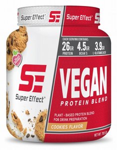 תשלובת חלבונים טבעוני 700 גרם Vegan Se Blend בטעם שוקולד SUPER EFFECT תשלובת חלבונים טבעוני 700 גרם Vegan Se Blend בטעם שוקולד SUPER EFFECT